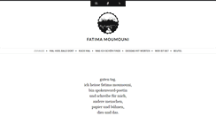 Desktop Screenshot of fatimamoumouni.com
